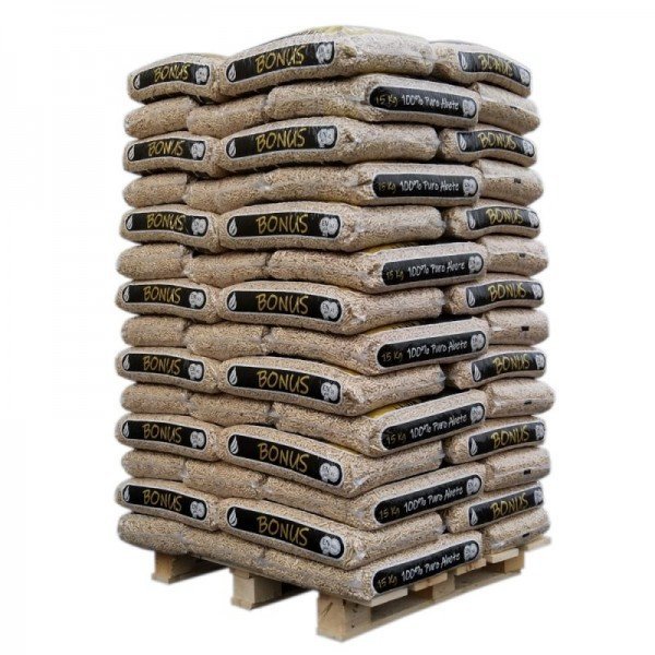 Pellets BONUS – Palete com 70 Sacos de 15 kg