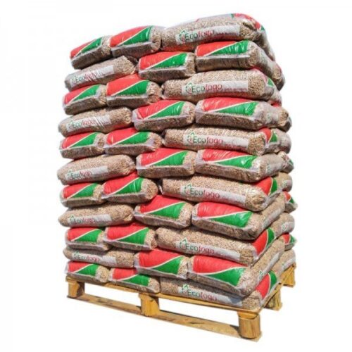 Pellets ECOFOGO – Palete com 66 Sacos de 15 kg