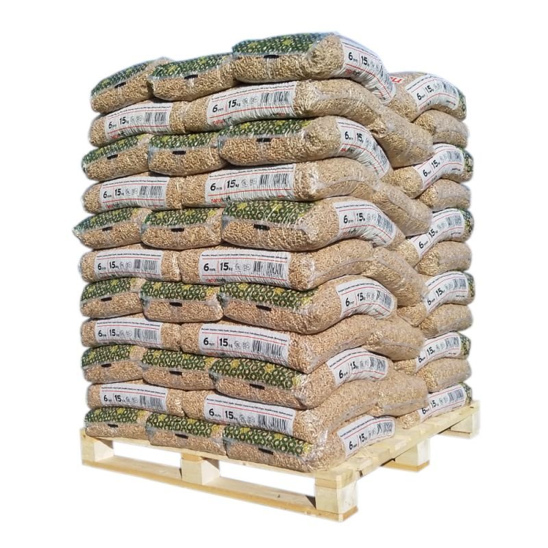 NATURKRAFT Holzpellets – Palette mit 66 Säcken à 15 kg